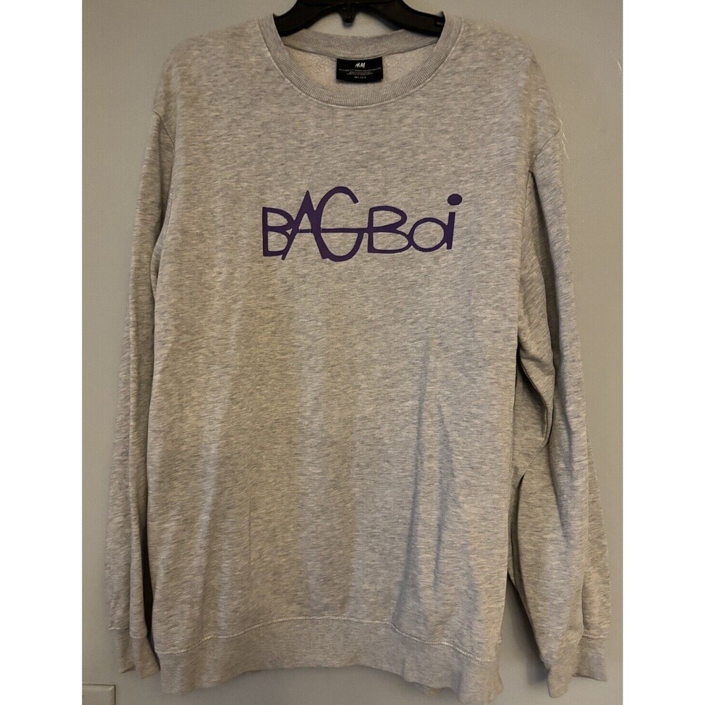 H&M Unisex (BAGBOI) Grey Sweatshirt Size Large Long